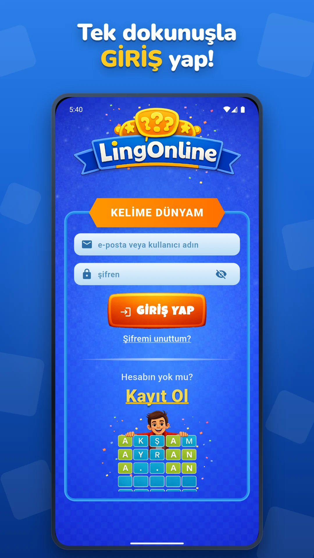 Lingo Online screenshot