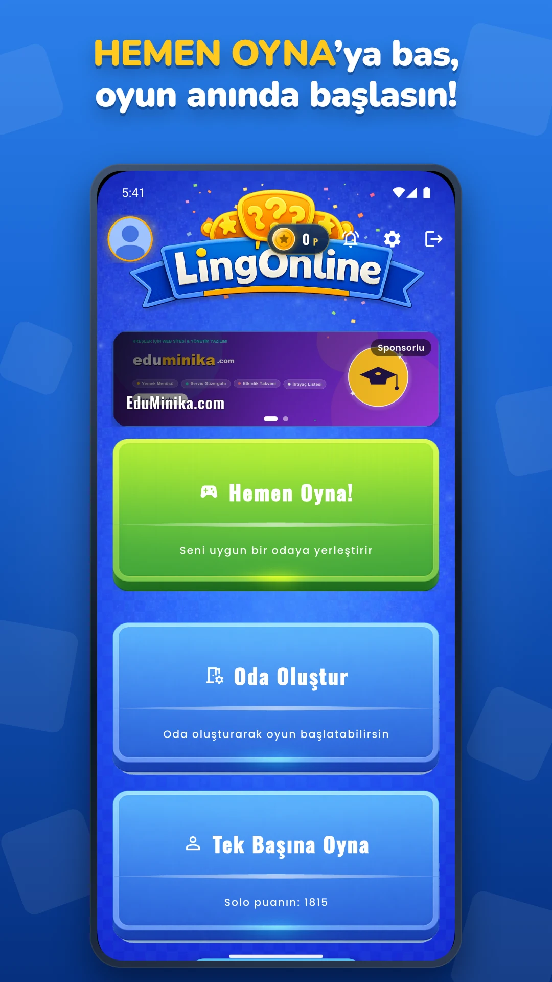 Lingo Online screenshot